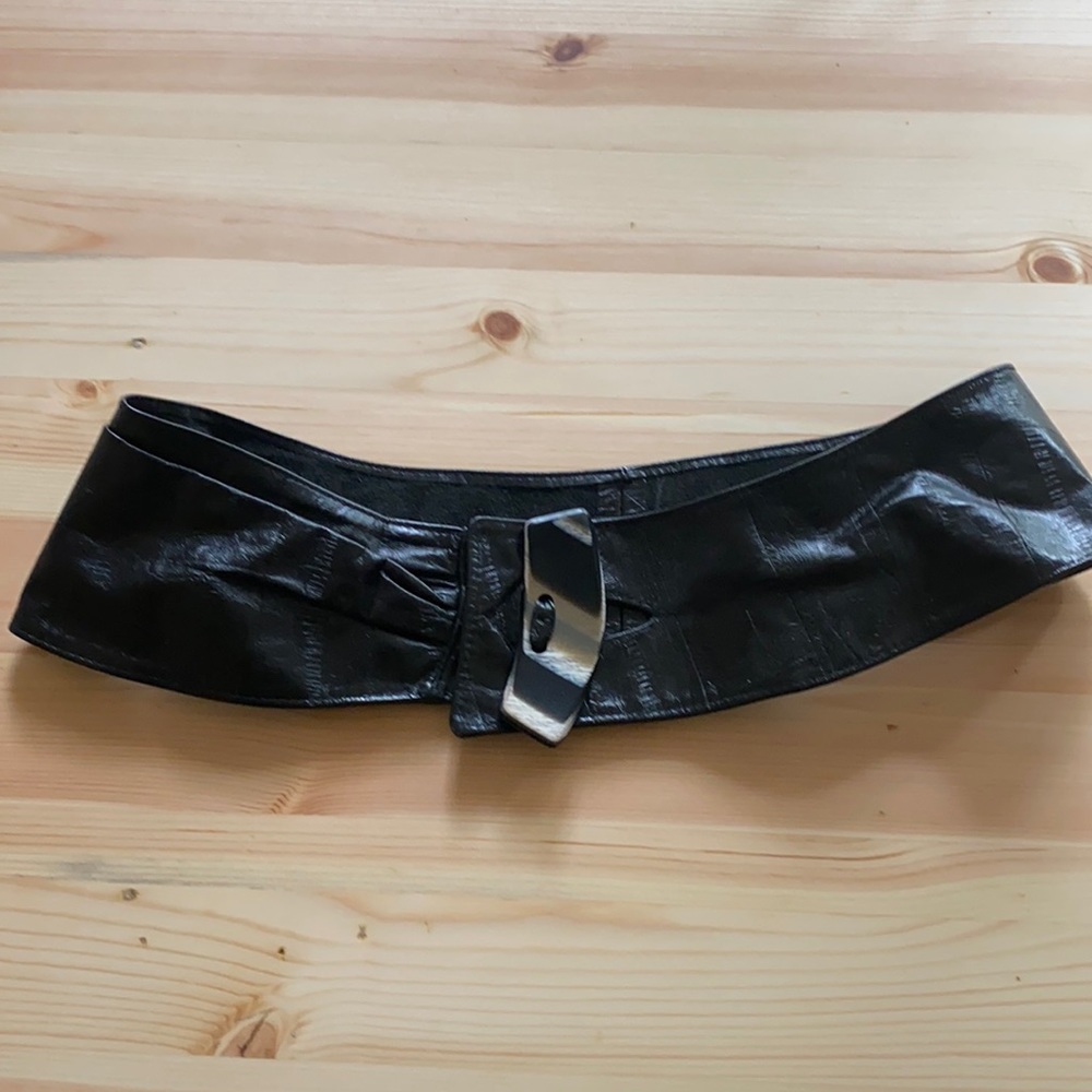 VINTAGE Leather hip belt